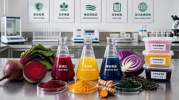 Are Natural Food Colorants Safer for Clean-Label Exports?