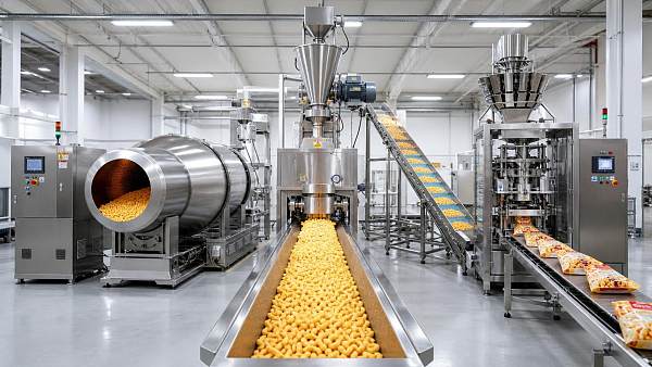 How to design a snack food processing line that can scale efficiently
