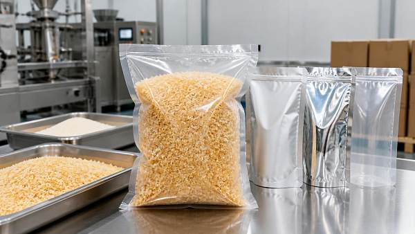 Which packaging best protects Japanese panko from moisture uptake?
