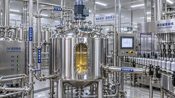 Sanitary Stainless Steel Mixing Tanks: Agitator and CIP Checks for Can Filling