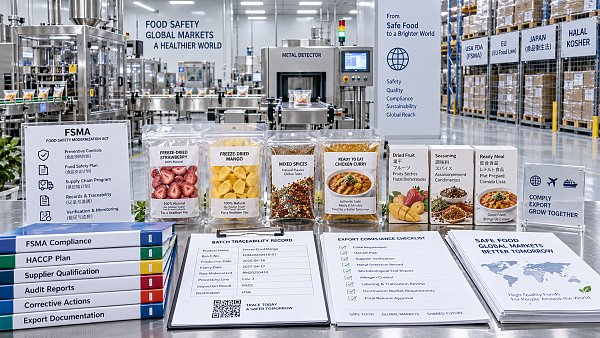 Can One FSMA Compliance Template Be Used Across Export Markets?