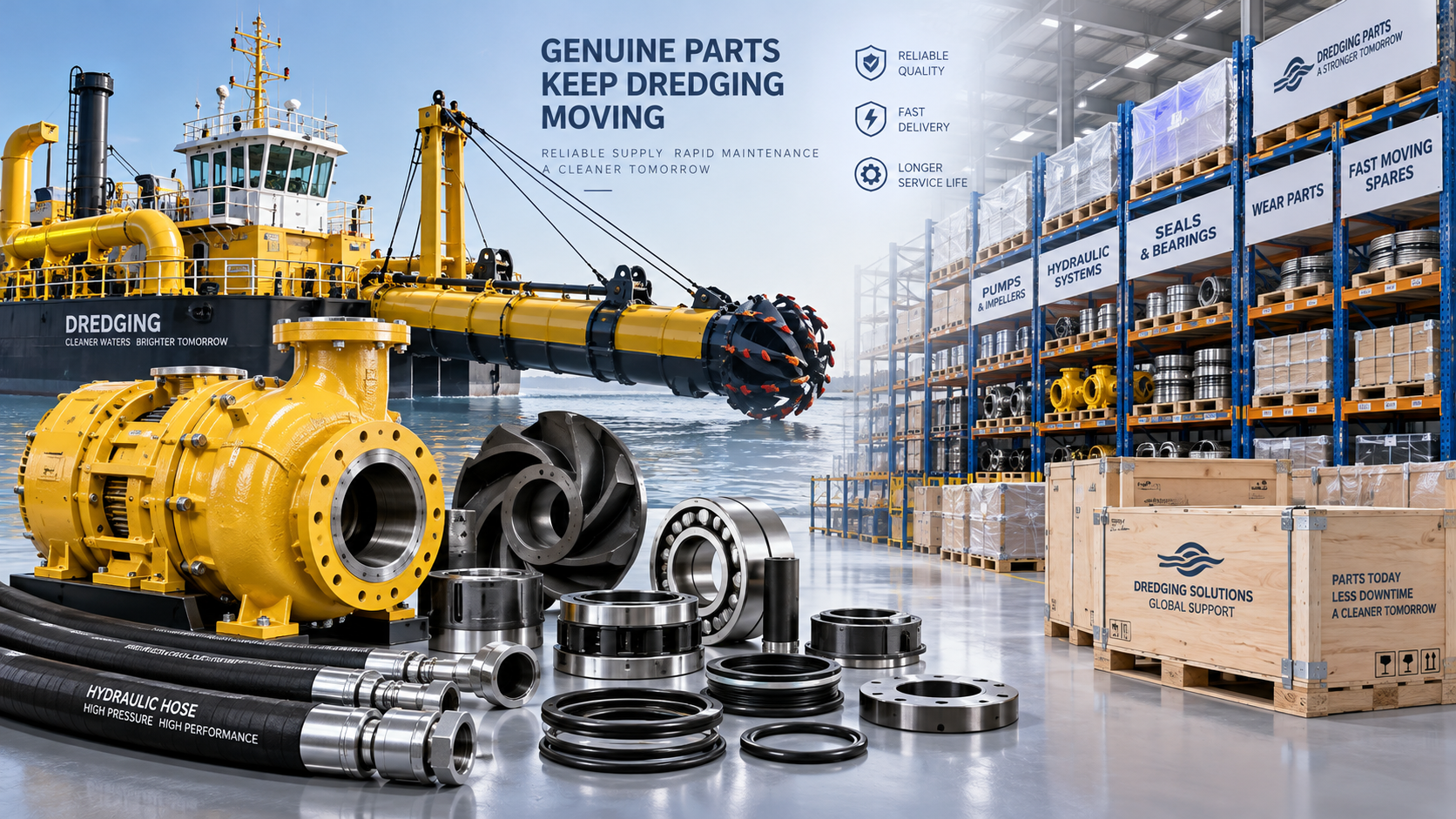 How to assess spare-parts support from dredger sellers