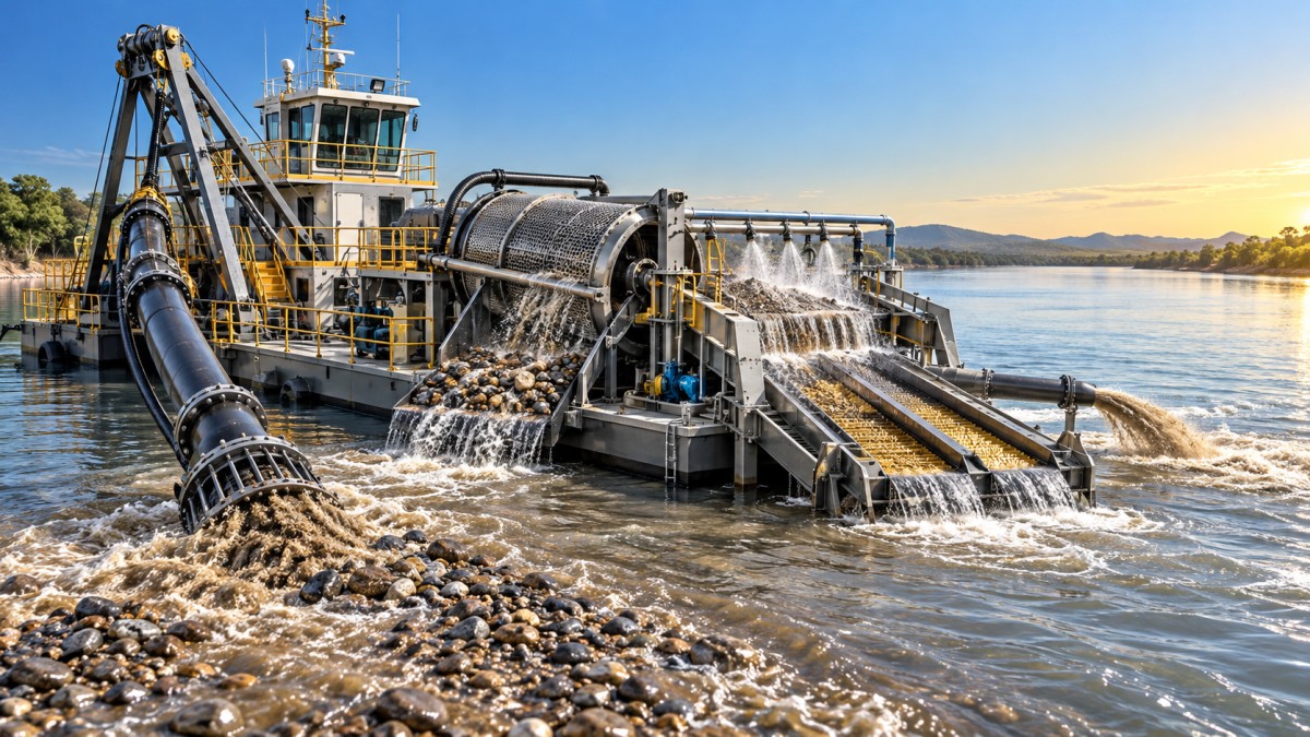 How dredger gold recovery changes with feed size variation การกู้คืนทองคำของเรือขุดเปลี่ยนแปลงอย่างไรตามความแปรผันของขนาดวัสดุป้อน