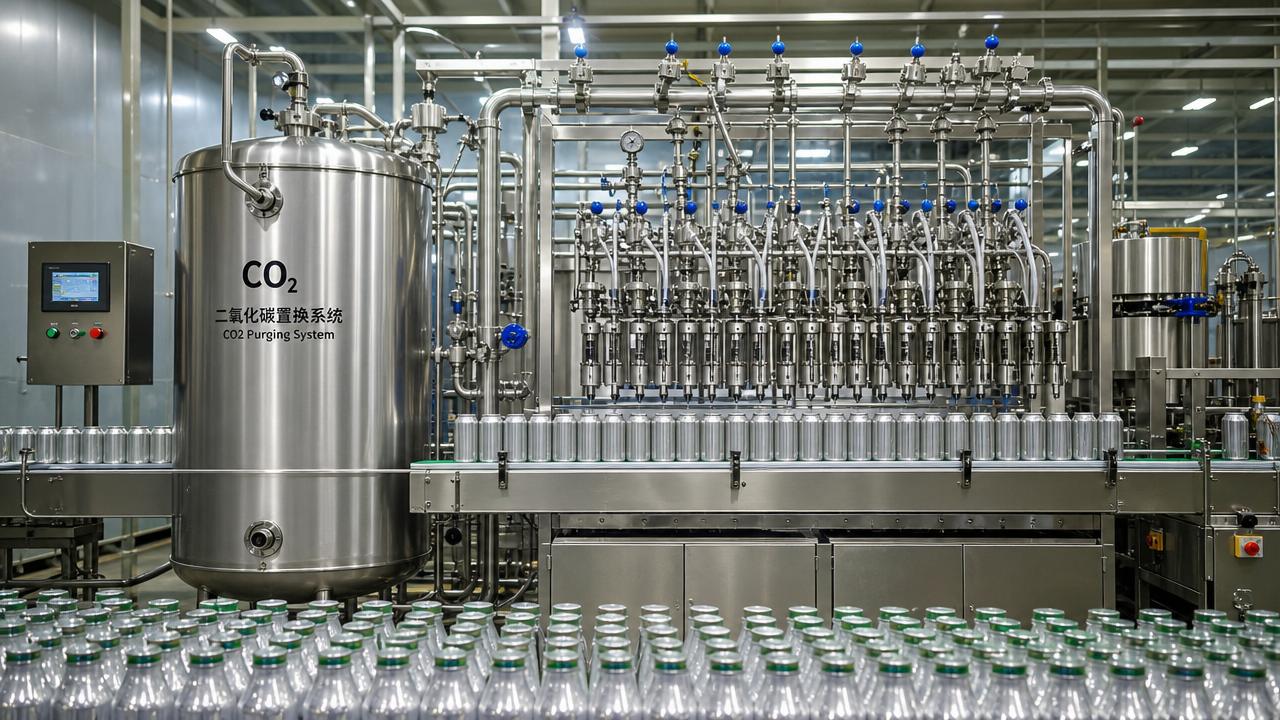 When a CO2 Purging System Solves Low Shelf Life and High Dissolved Oxygen Issues