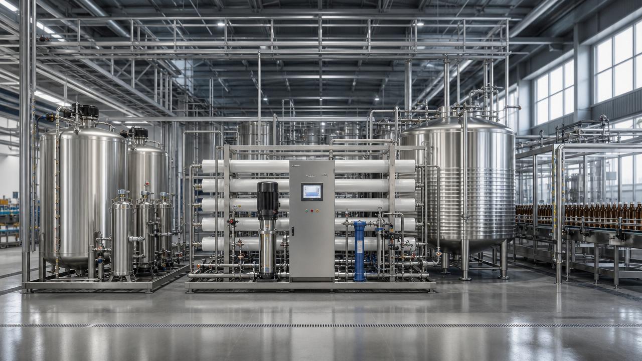 Industrial RO Water Treatment: Key Design Factors for Stable Brewing Water Quality