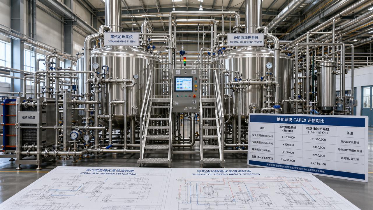 How to Evaluate Brewhouse Technology in the USA: Steam vs Oil Heating, Automation, and CAPEX