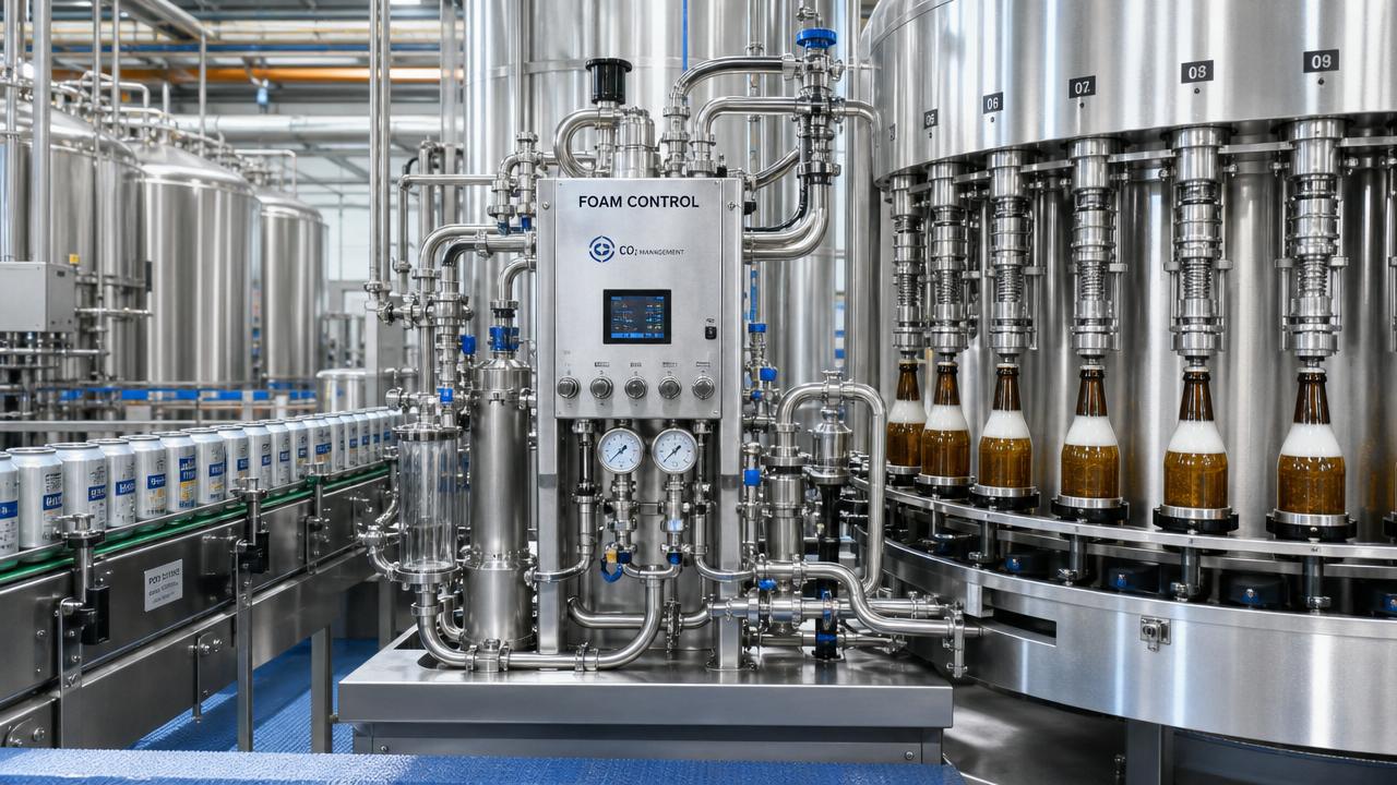 Beer Foam Control Equipment Selection Guide: Key Causes, Device Types, and Line Fit
