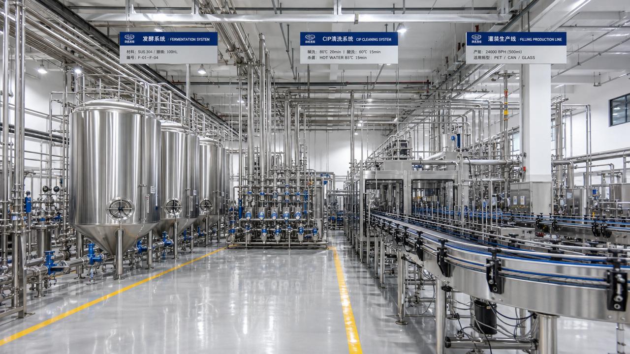 Turnkey Beverage Plant Installation Checklist: Utilities, Layout, FAT/SAT, and Handover Risks