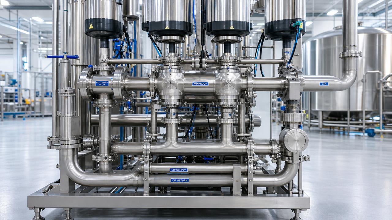 How to Choose Stainless Process Valve Systems for Sanitary Lines and CIP Compatibility