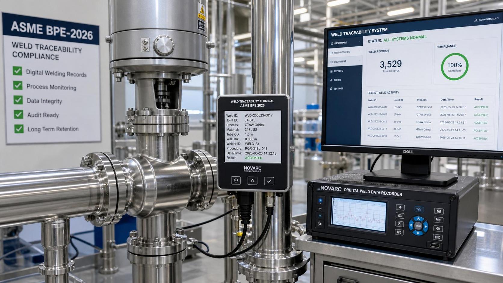 ASME BPE-2026 Mandates Digital Weld Traceability