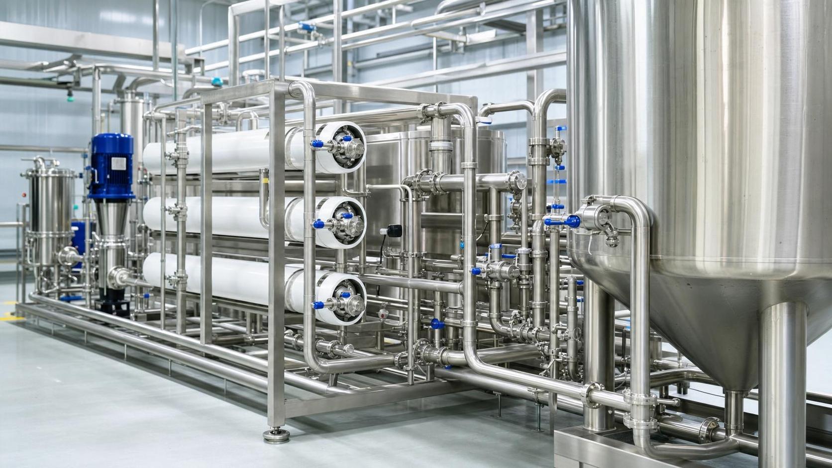 Sanitary Process Piping for Water Treatment: Key Design Rules to Prevent Contamination