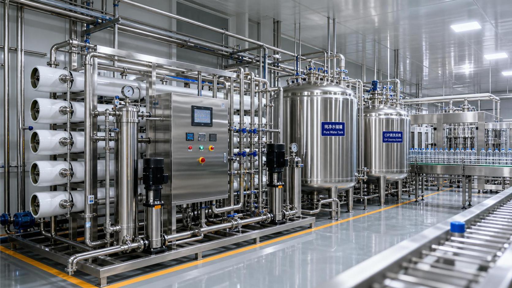 How to Design Hygienic Process Systems for Water Treatment in Beverage Plants