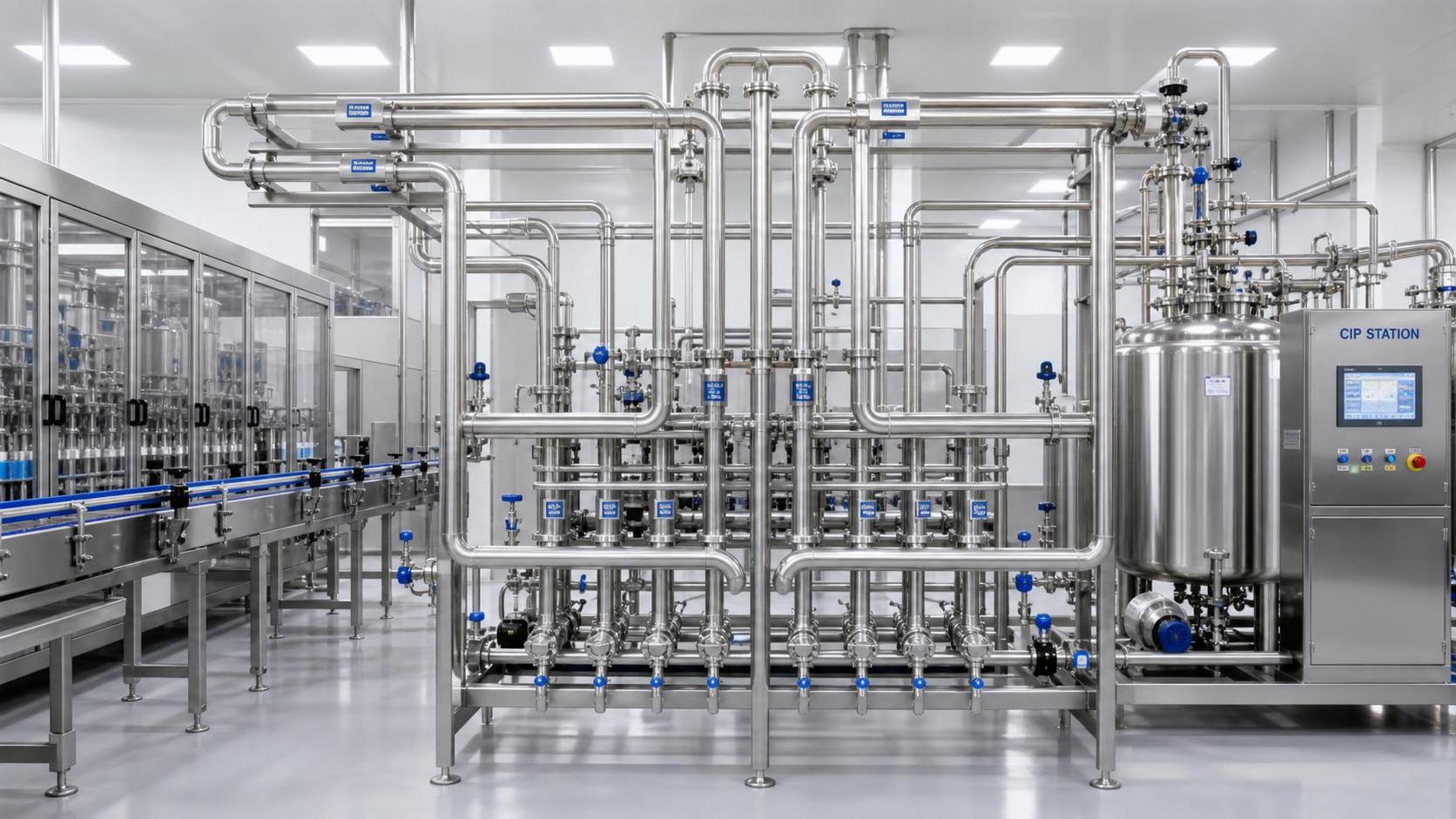 ASME BPE Piping for CIP: Key Design Rules to Eliminate Dead Legs and Drainability Issues