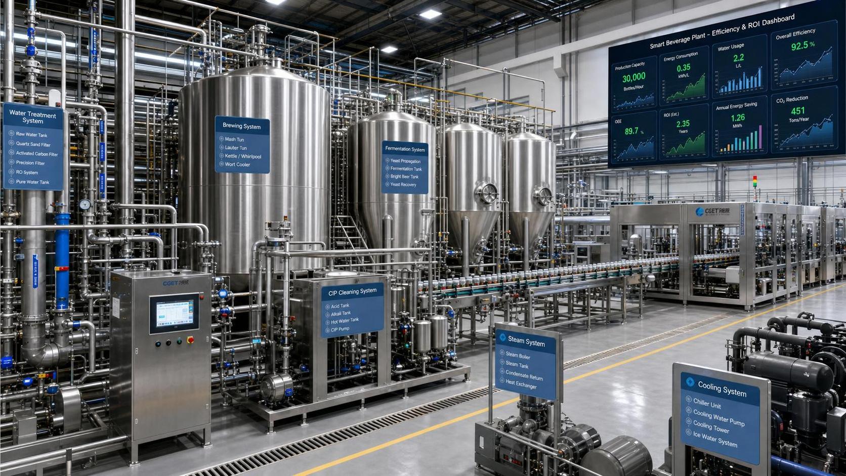 How to Evaluate a Turnkey Beverage Plant Manufacturer for Capacity, Utilities, and ROI