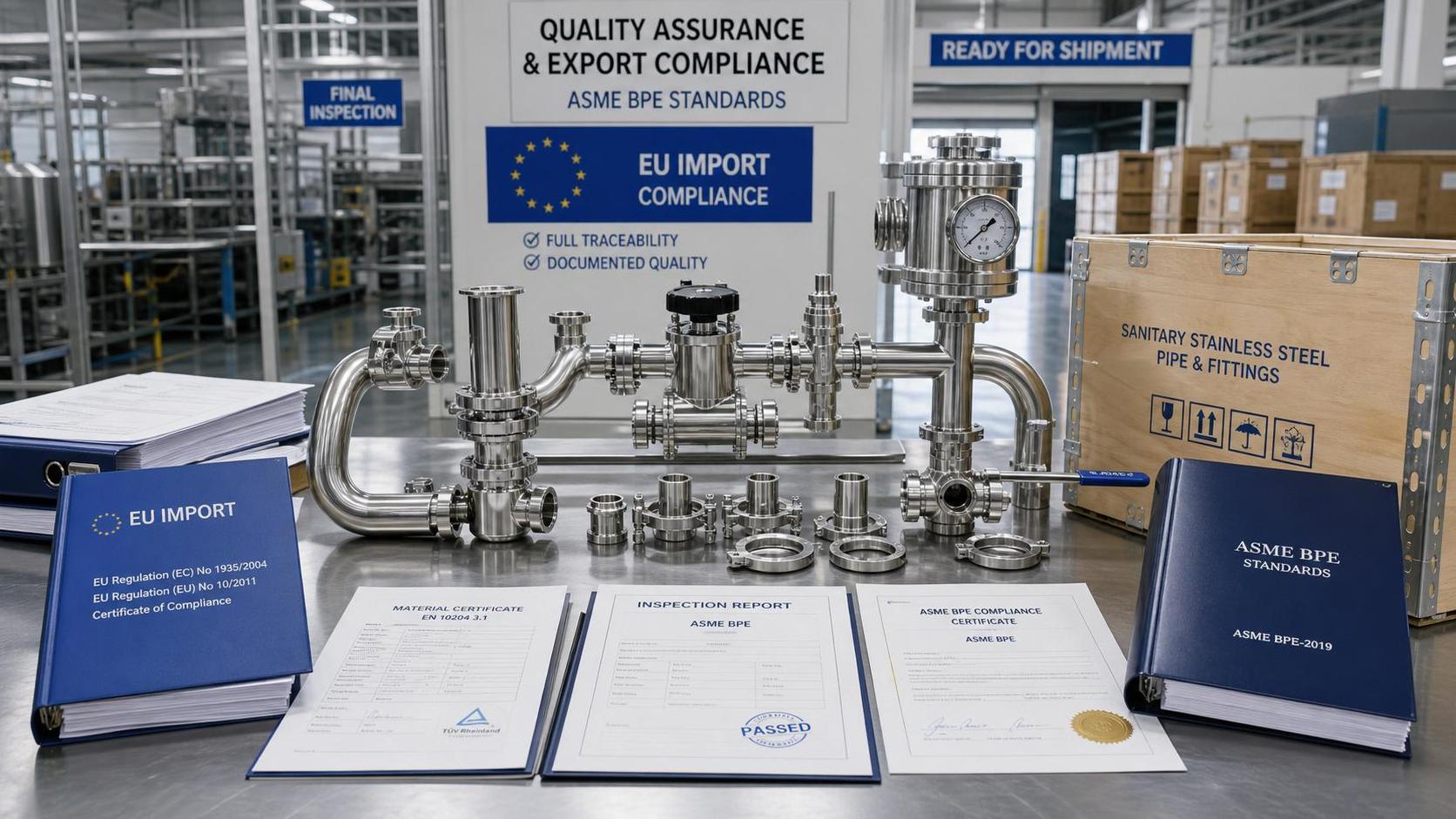 EU Aligns Sanitary Piping Imports With ASME BPE