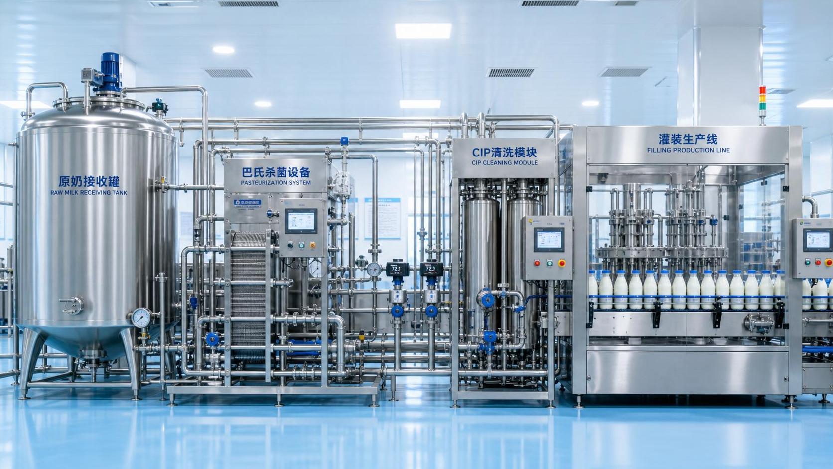 Beverage Process Automation for Dairy: Key Control Points and Line Integration