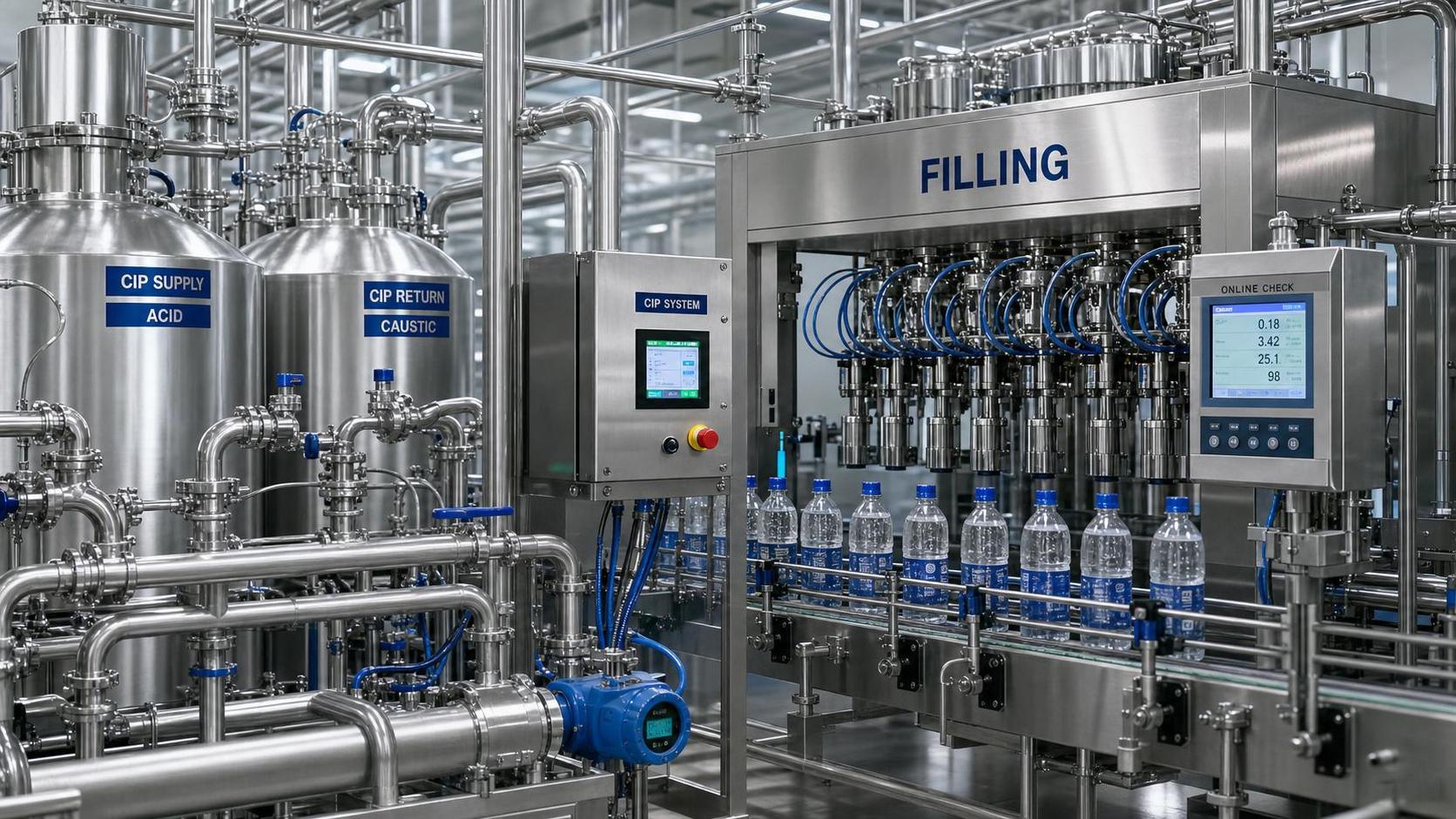 Filling Line Sanitation for Soft Drinks: CIP Steps, Chemical Choices, and Validation Checks