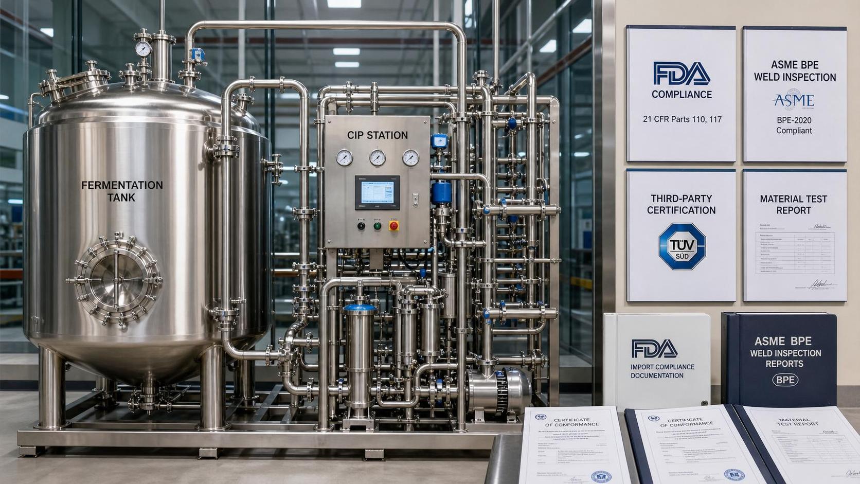 FDA Sets ASME BPE-2026 Weld Testing for Beverage Imports