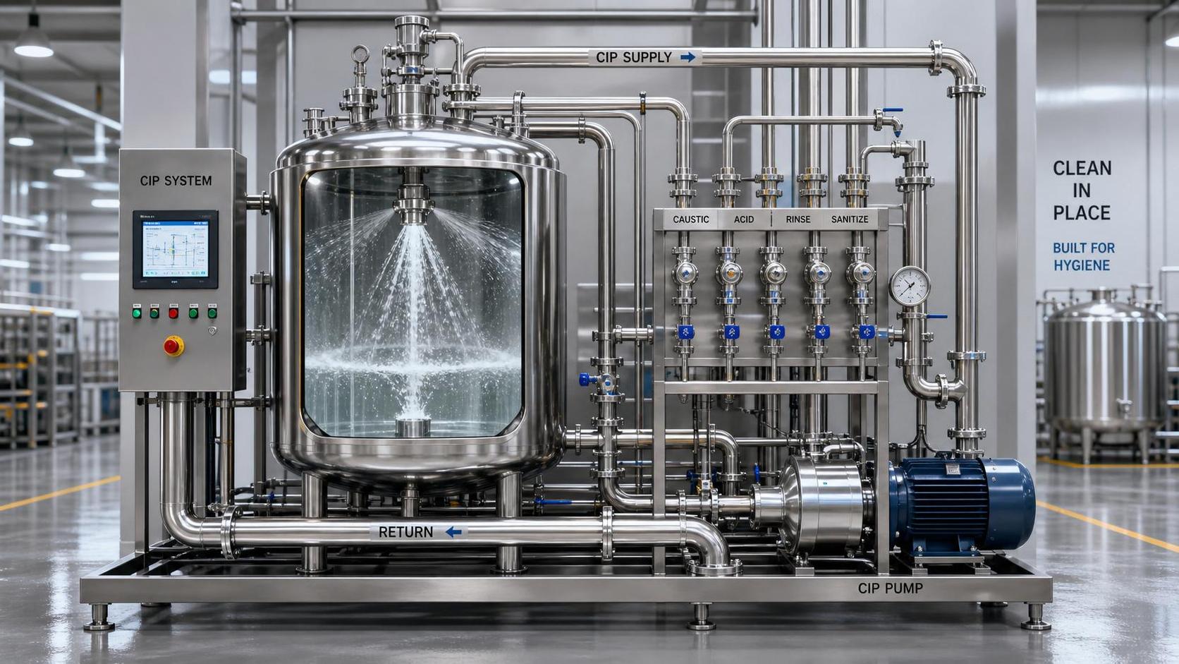 How to Choose Stainless Sanitary Cleaning Systems for CIP Applications