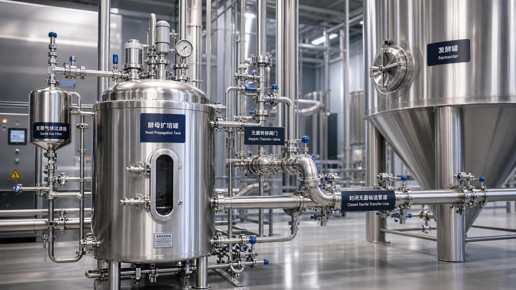 How Yeast Propagation Systems Enable Sterile Transfer and Healthier Fermentation Starts