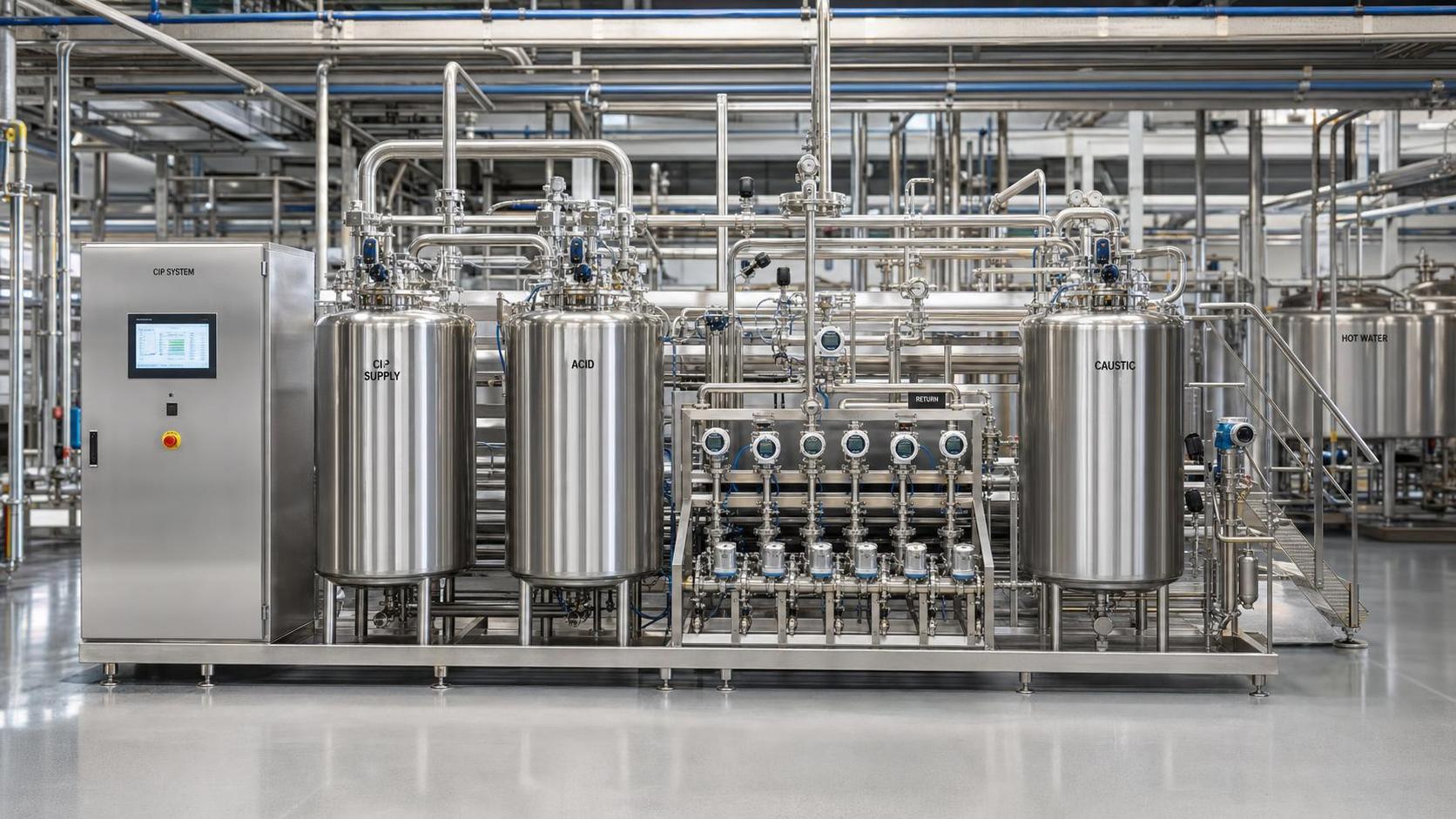 How Do Sanitary Processing Equipment CIP Systems Meet FDA and ASME BPE Requirements?