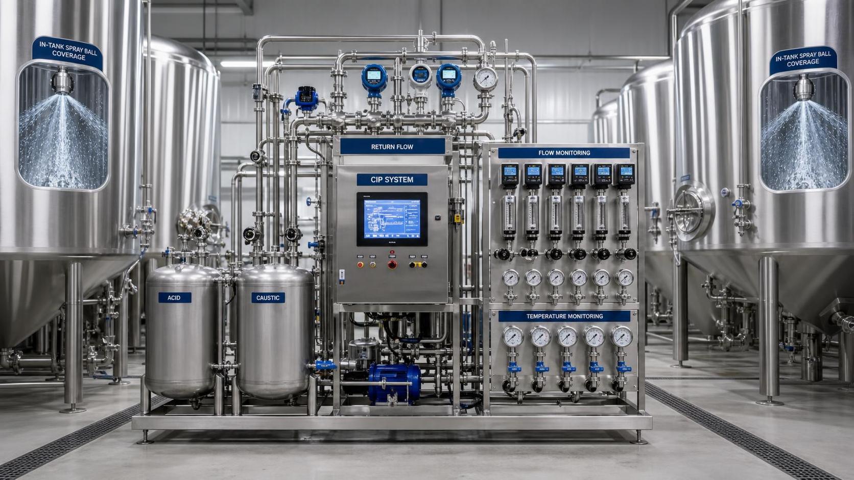 How Brewery Cleaning Technology Reduces Contamination Risk and CIP Downtime