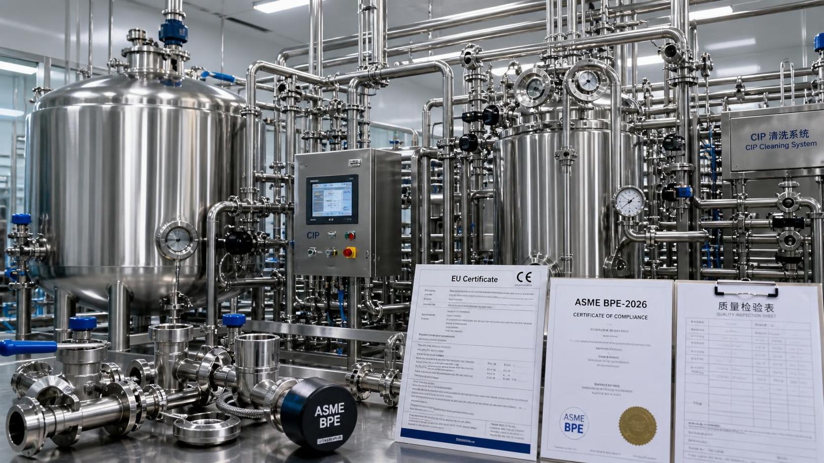 EU Makes ASME BPE-2026 Mandatory for Food-Contact Equipment