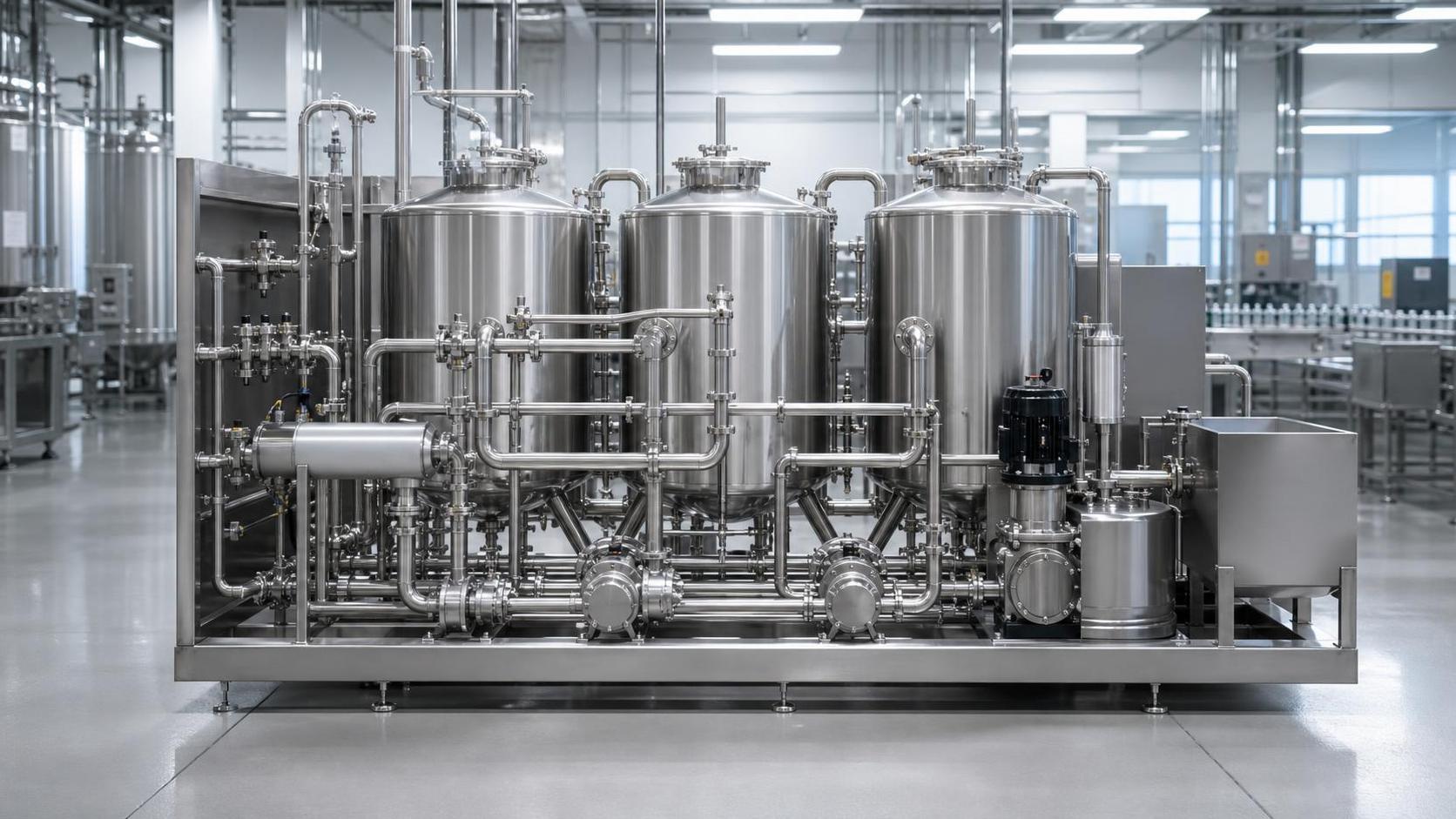 How to Specify Industrial CIP Skids for Beverage Plants by Soil Load and Tank Count