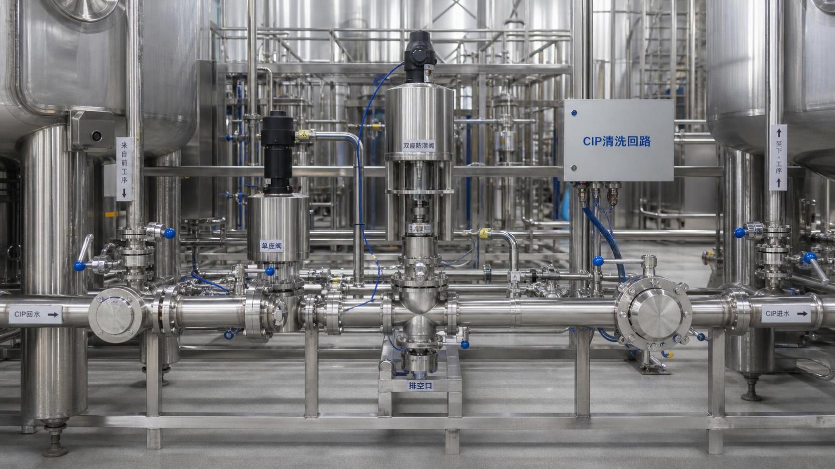 How to Select Sanitary Valve Systems for CIP Loops in Breweries and Beverage Plants
