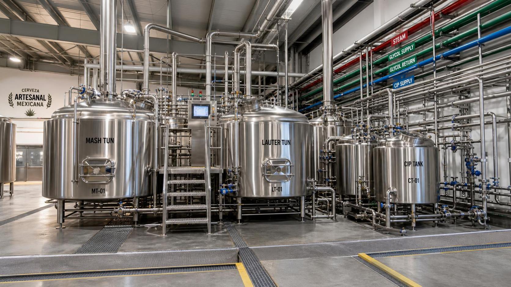 How Brewery Process Engineering in Mexico Shapes Brewhouse Layout and Utility Design