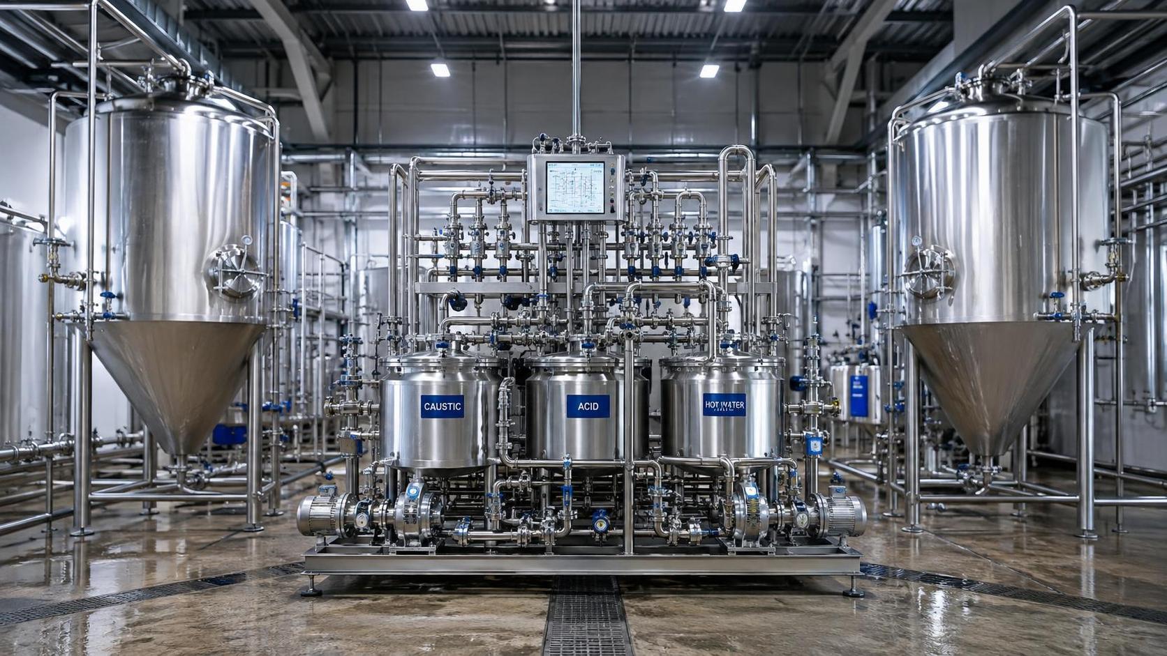 How to Size Multi-Tank CIP Systems for Efficient Brewery Cleaning