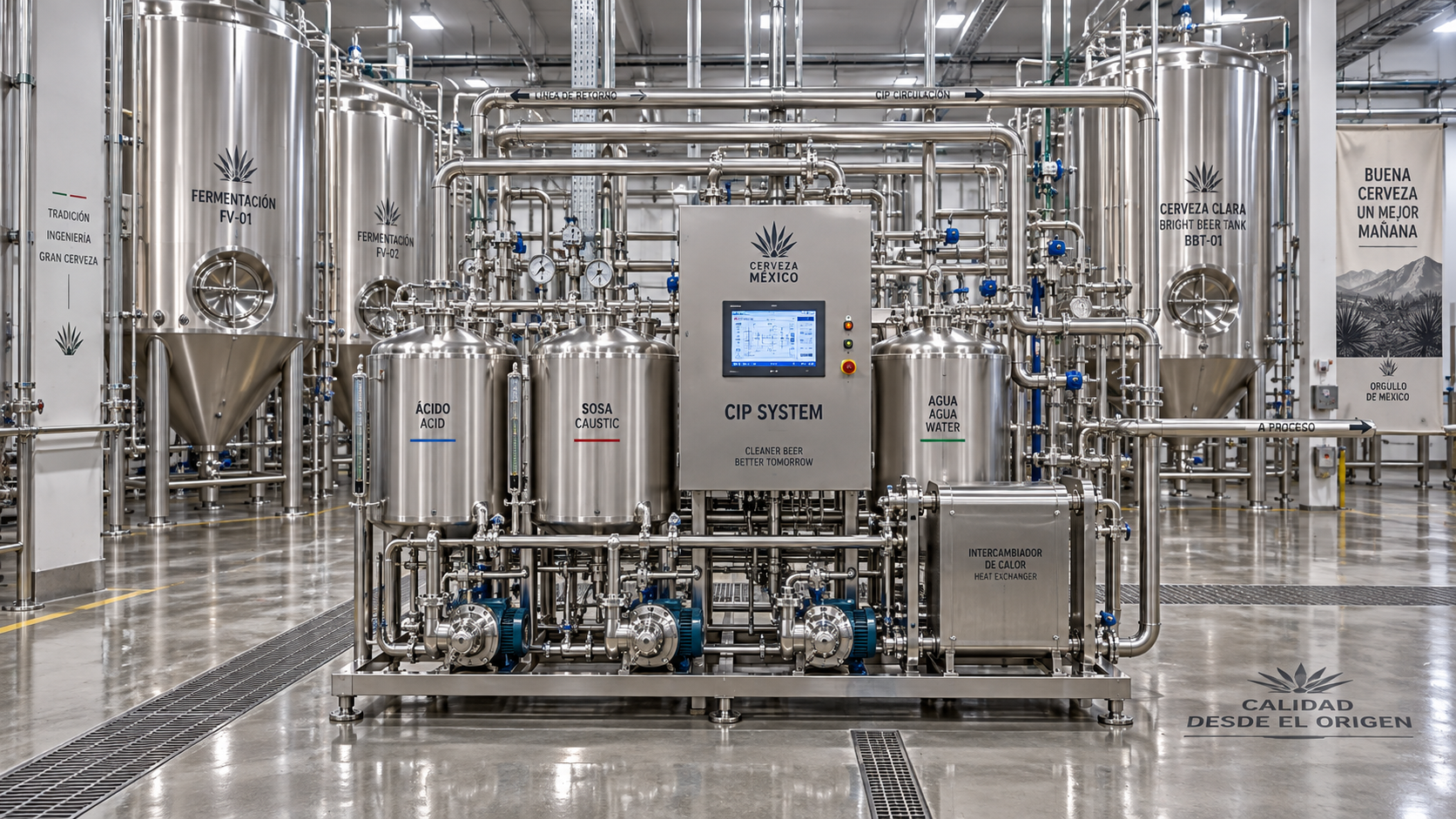 How Mexican Breweries Can Specify CIP Systems for Reliable Hygienic Cleaning