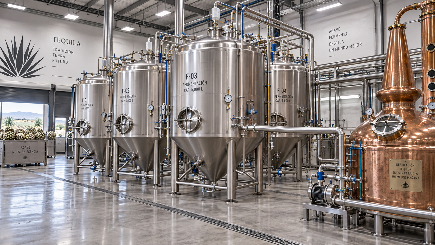 Sizing Distillery Fermentation Tanks for Tequila and Mezcal Output