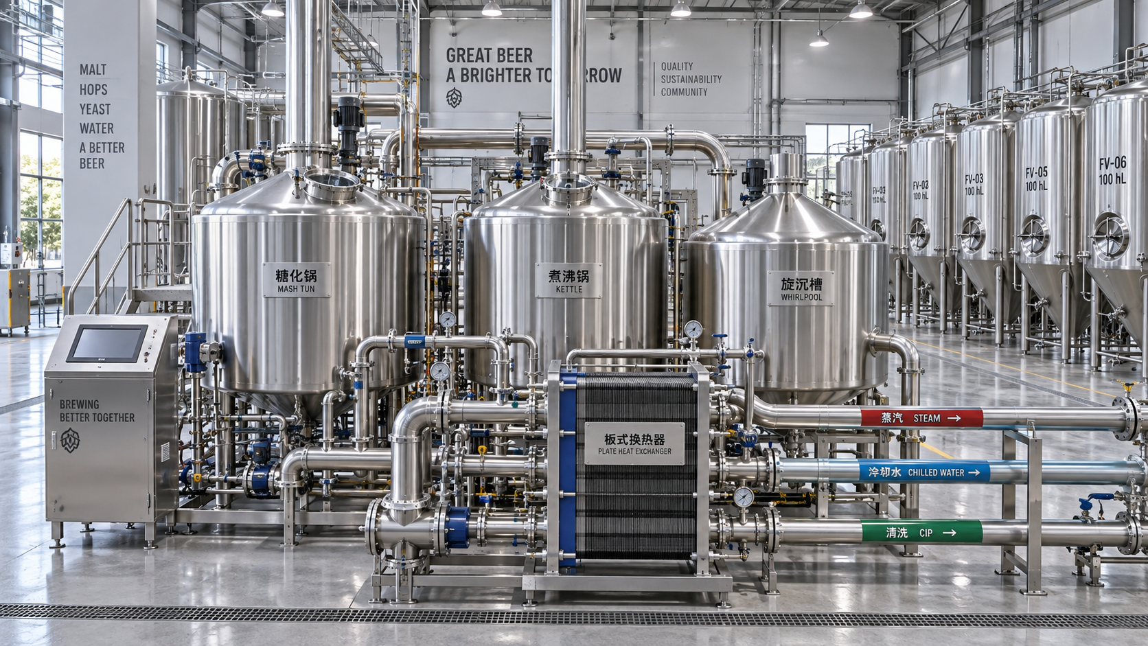 How to Size a Craft Beer Brewhouse for Batch Volume, Growth, and Utility Limits