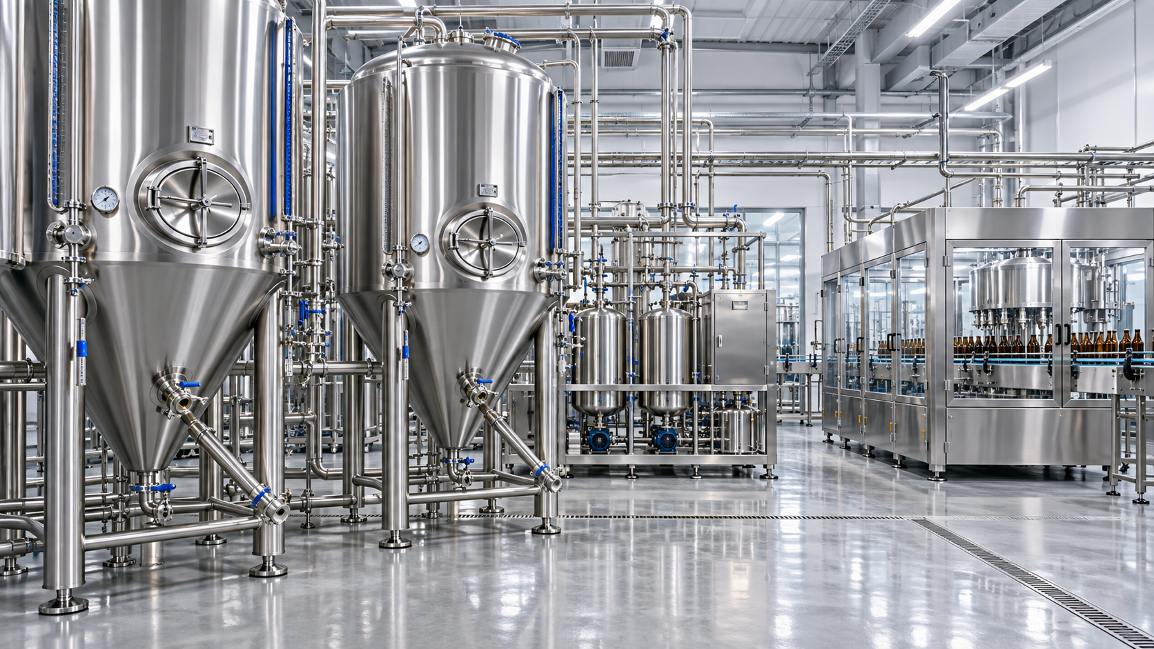 Beverage Engineering Explained: Designing Hygienic Brewery Process Systems