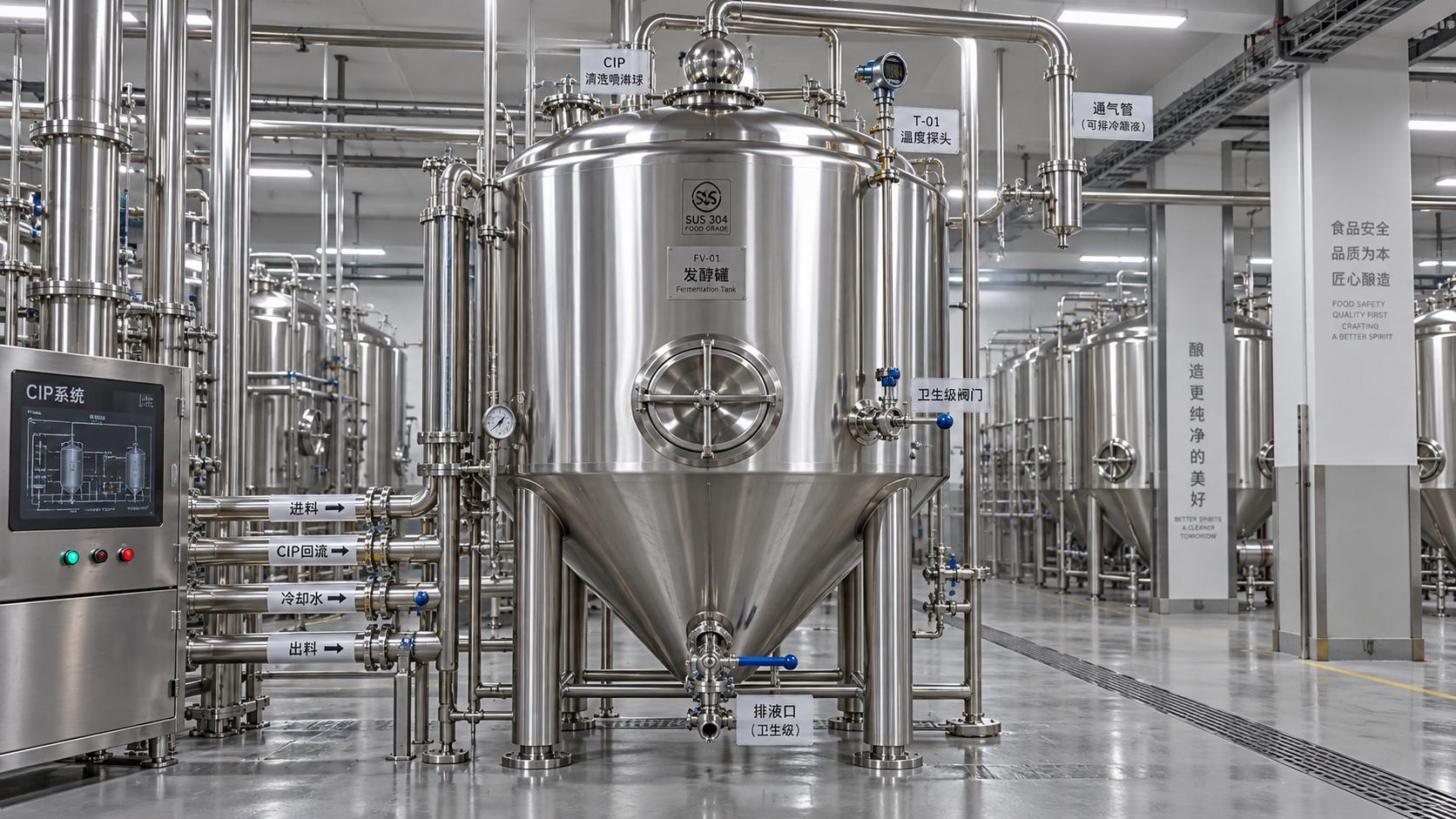 Sanitary Design Priorities for Distillery Fermentation Tanks