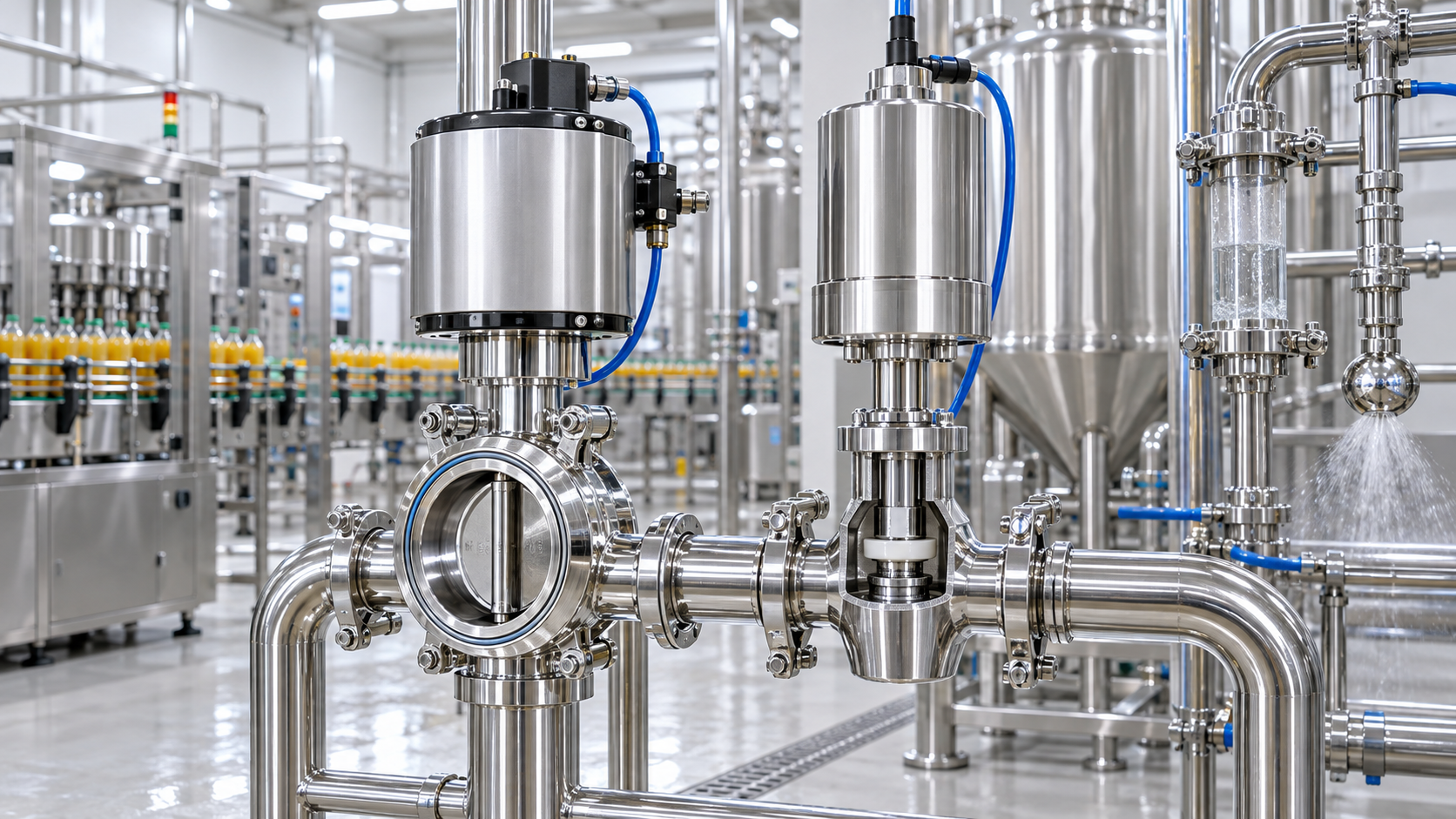 How to Specify Stainless Steel Food-Grade Valves for Hygienic Beverage Lines