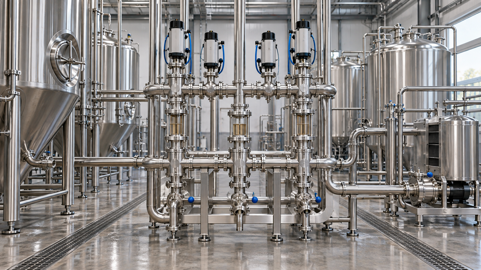How to Specify Sanitary Valve Systems for Reliable Brewery Process Control
