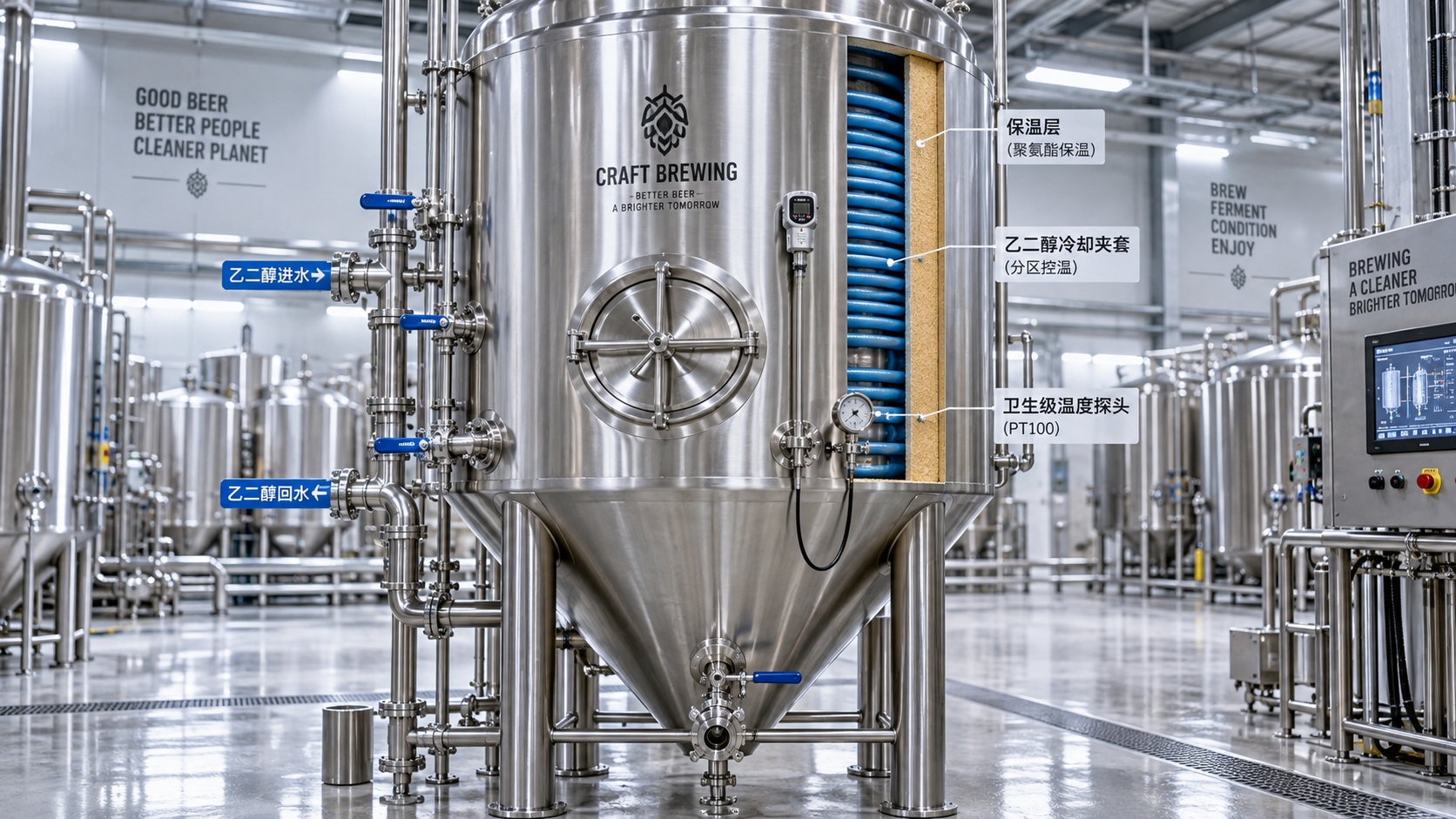 How thermal gradient management protects beer fermentation consistency