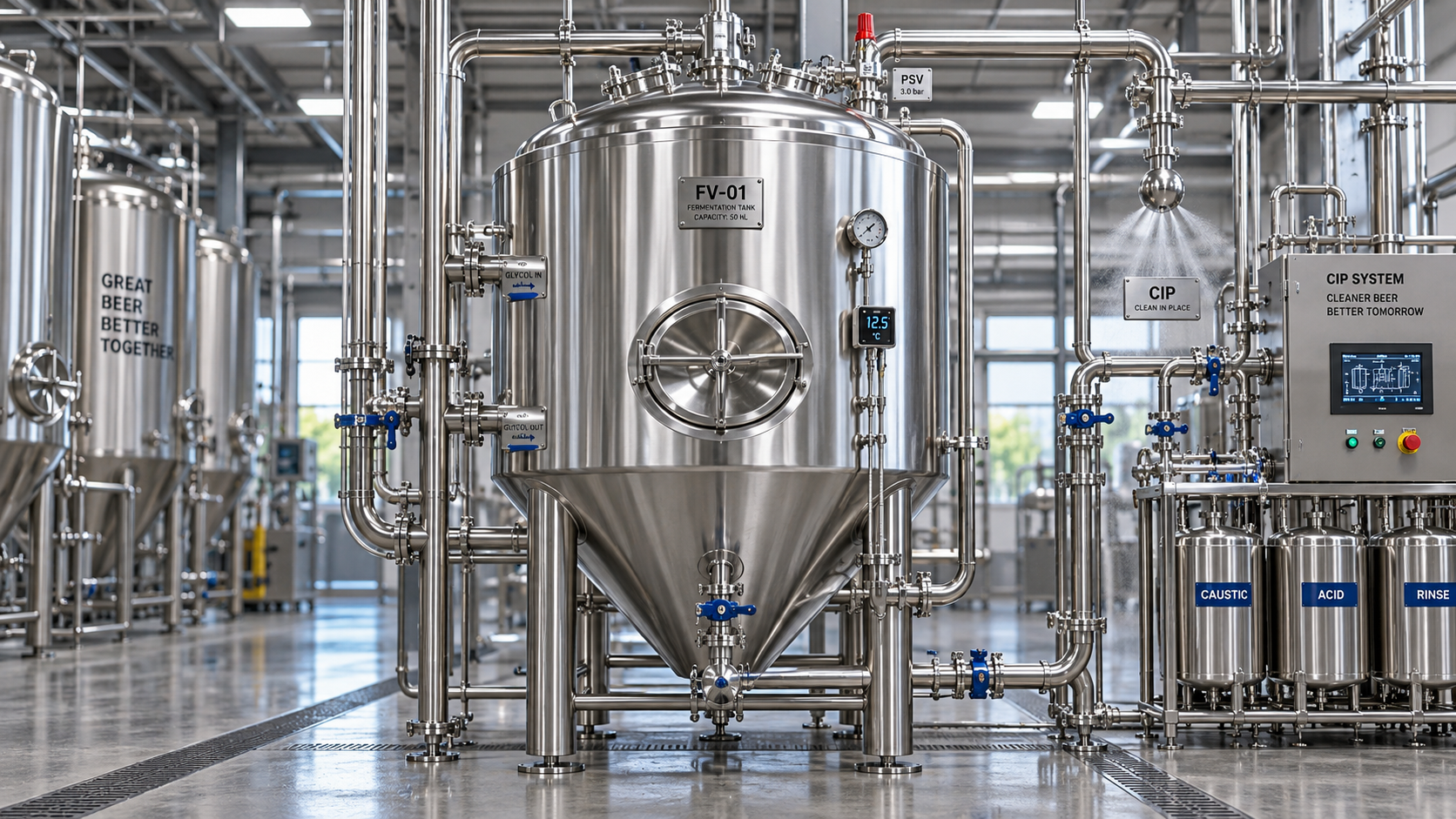 What yeast tank validation should confirm before production starts