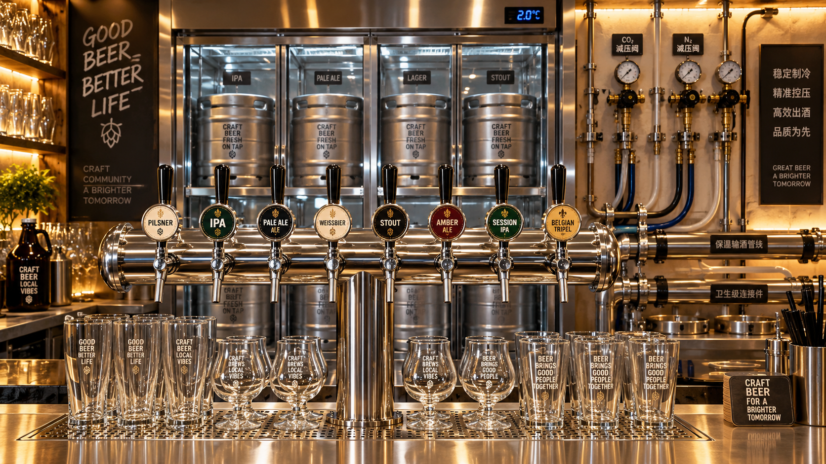What is driving growth in the commercial beer tap system market?