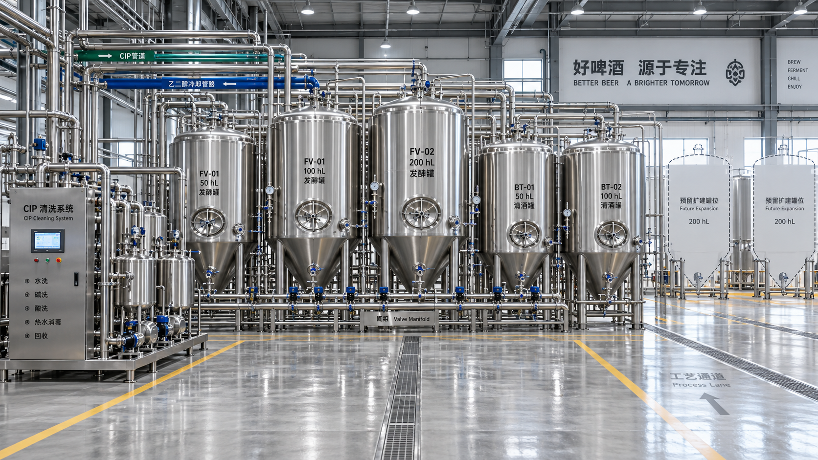 How to Size Automated Brewery Tank Systems for Batch Volume and Expansion Plans