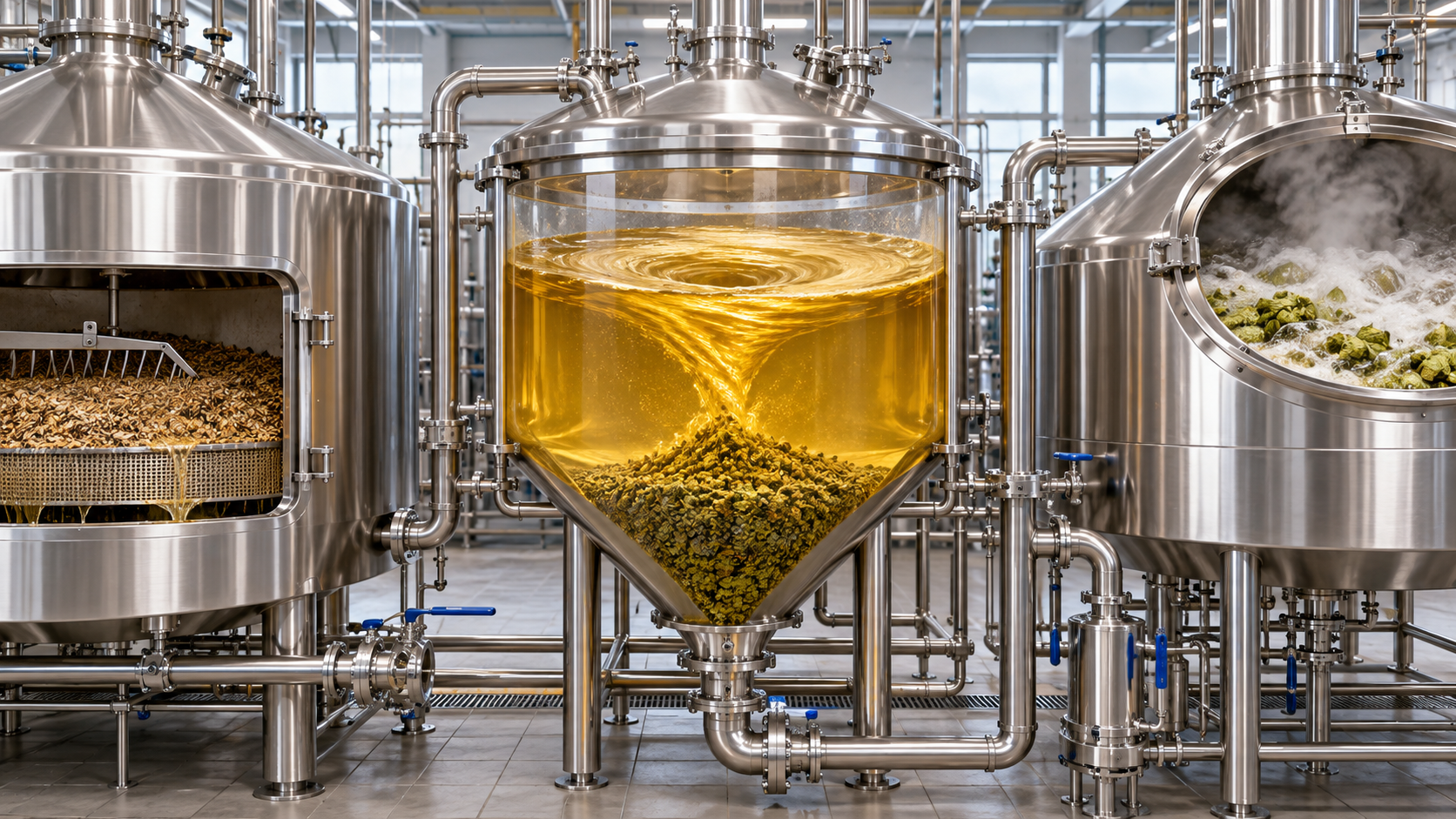 Wort Clarification in Breweries: How Lautering, Whirlpooling, and Fining Work Together