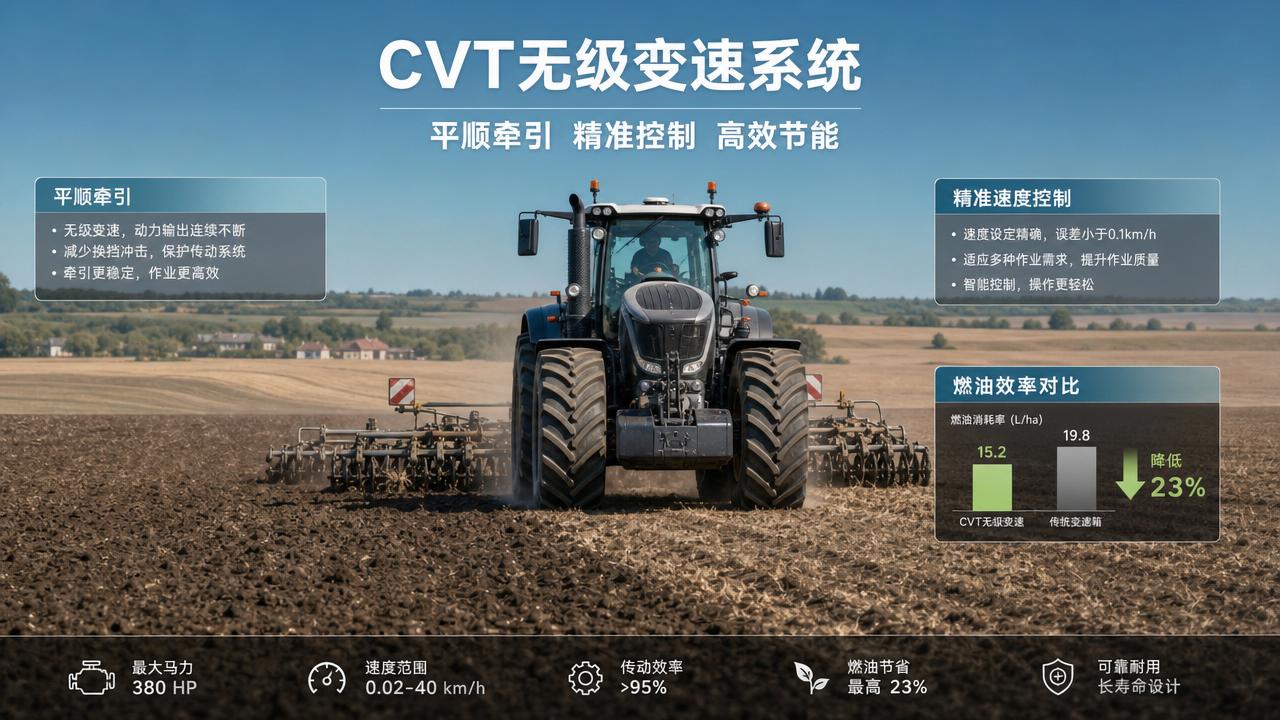 CVT Transmission in Tractors: Performance vs Fuel Use