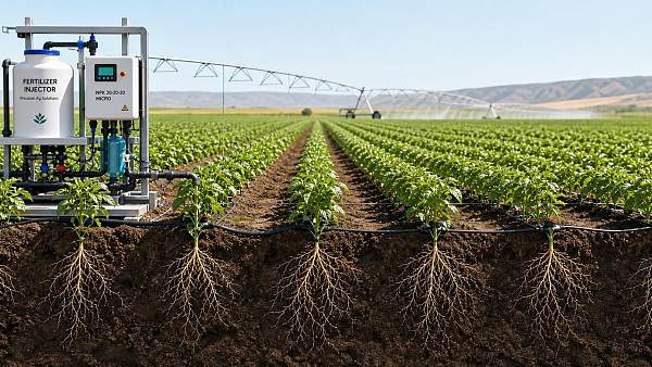 Nutrient Delivery Systems in Agriculture: How Fertigation Improves Timing and Uptake