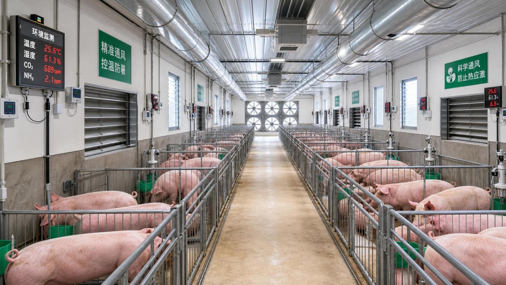 Smart Swine Barn Climate Control: Sensors and Ventilation Rules That Prevent Heat Stress