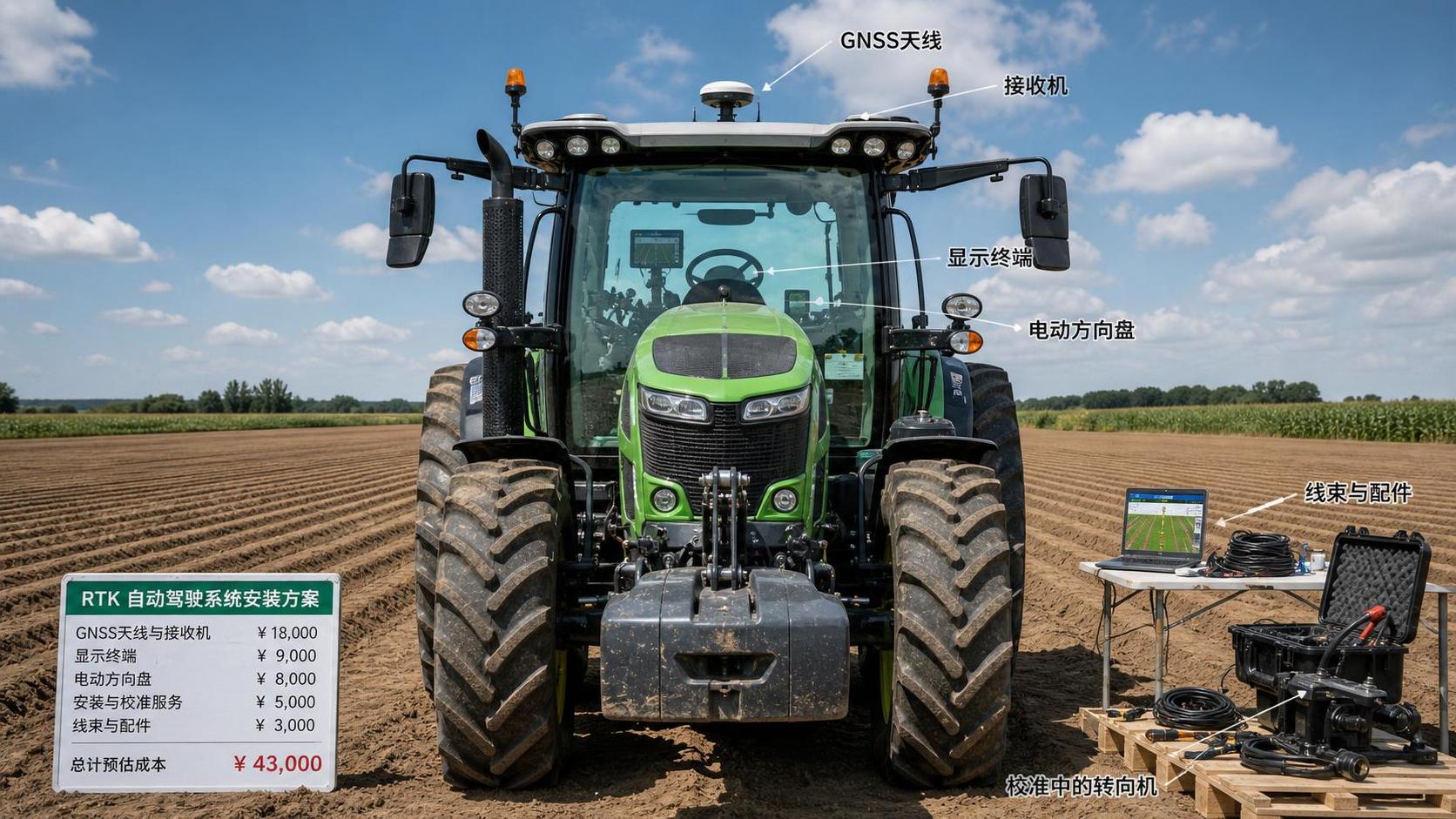 RTK Steering Price Breakdown: Hardware, Correction Service, and Installation Costs