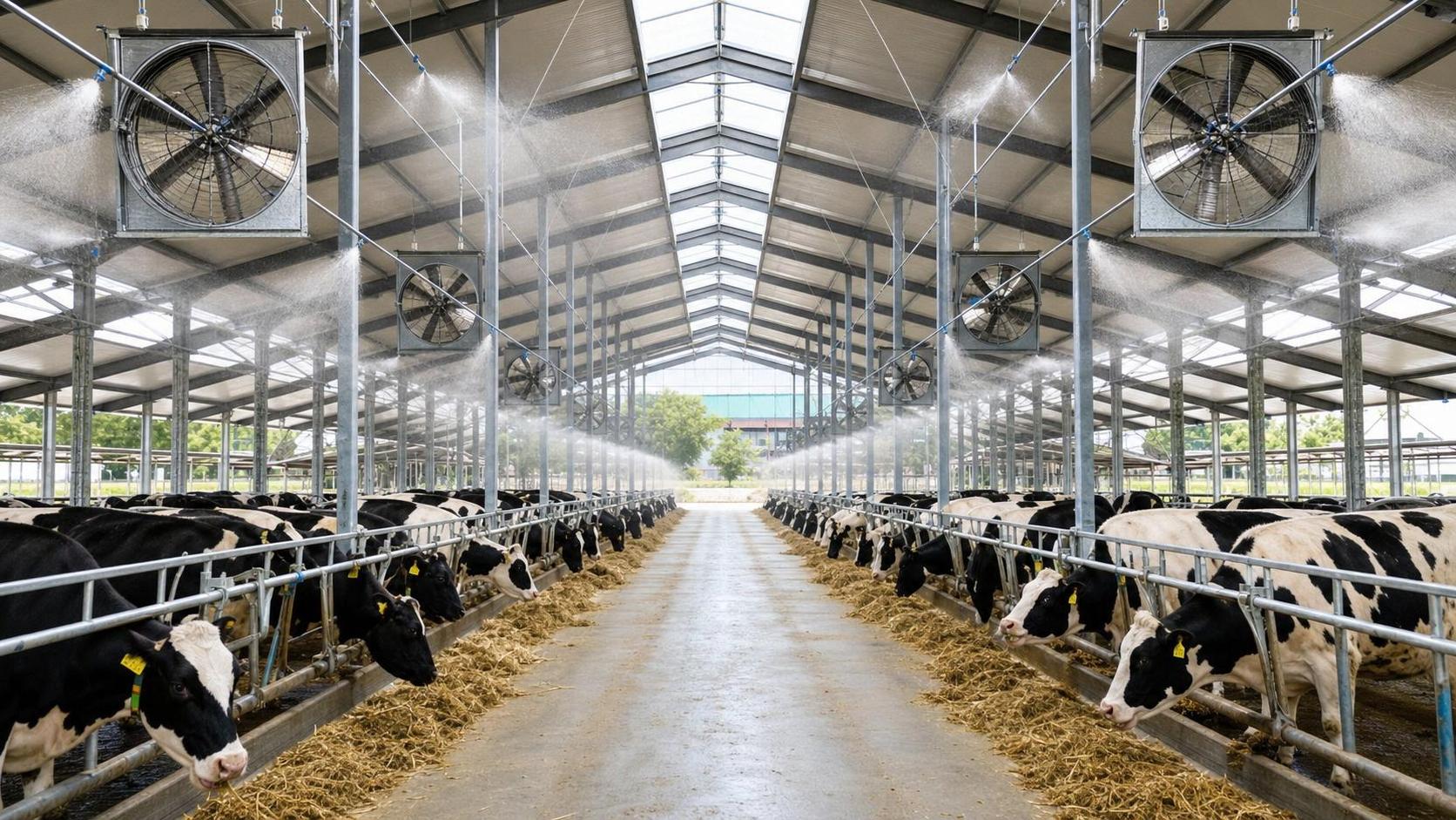 Livestock Cooling for Dairy: Which Ventilation and Sprinkler Setup Works Best?