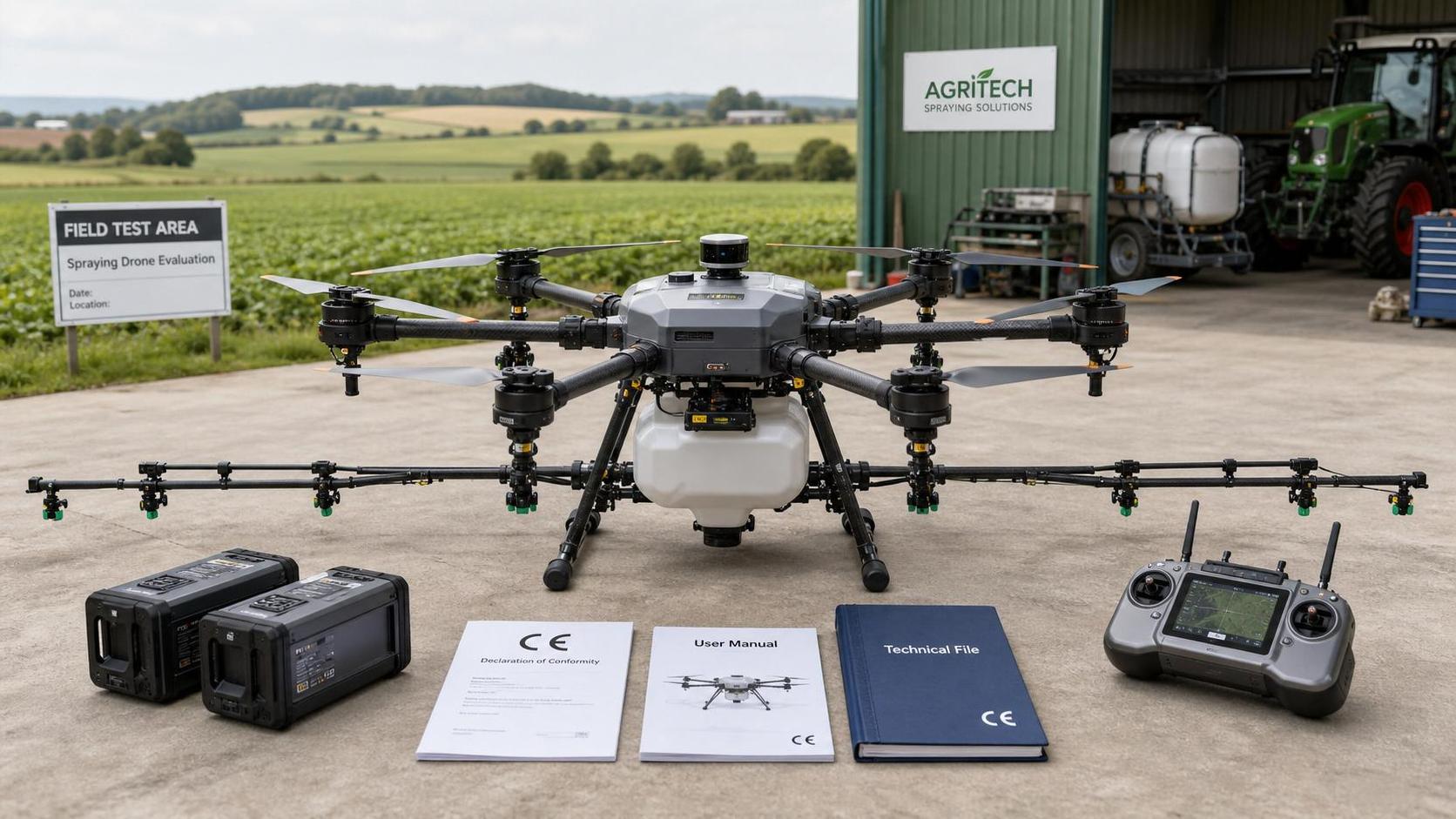 Agricultural UAV Spraying CE Certified: What Certification Covers and What It Does Not