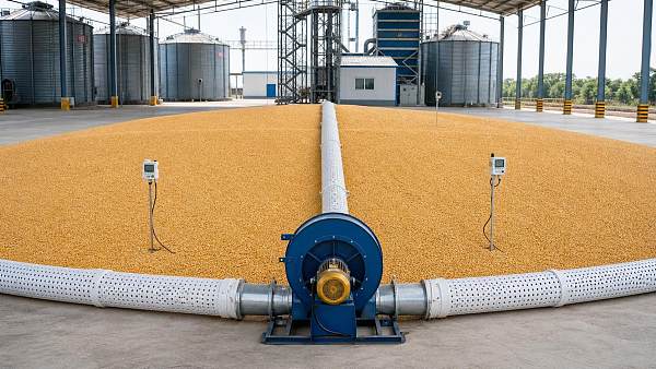 Temporary Grain Storage Aeration: How to Prevent Hot Spots in Short-Term Grain Piles